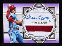 Steve Carlton Baseball Cards 2022 Topps Definitive Autograph Collection Prices