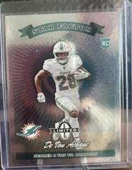 De'Von Achane [Limited Edition] #53 Football Cards 2023 Panini Limited Exposure Prices