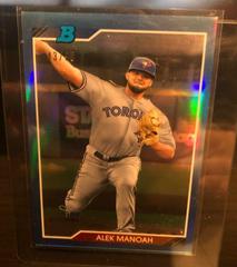 Alek Manoah [Blue Refractor] #AM Baseball Cards 2020 Bowman Heritage Chrome Prospects Prices