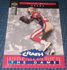 Jerry Rice [Blue] Football Cards 1994 Collector's Choice Crash the Game Prices