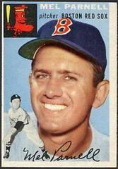 Mel Parnell [Gray Back] #40 Baseball Cards 1954 Topps Prices