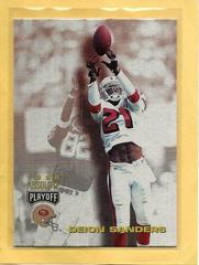 Deion Sanders #4 Football Cards 1995 Playoff Absolute Prices