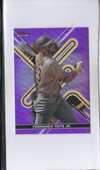 Fernando Tatis Jr. [Purple] #1 Baseball Cards 2022 Topps Finest Prices