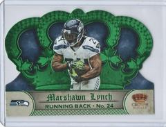 Marshawn Lynch [Green] Football Cards 2012 Panini Crown Royale Prices