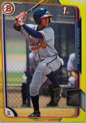 Ozhaino Albies [Yellow] #BP71 Baseball Cards 2015 Bowman Prospects Prices