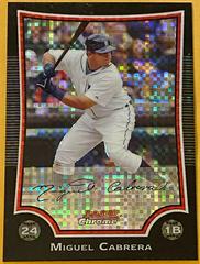 Miguel Cabrera [Xfractor] Baseball Cards 2009 Bowman Chrome Prices
