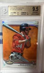 Bryce Harper [Orange Refractor] Baseball Cards 2012 Finest Prices