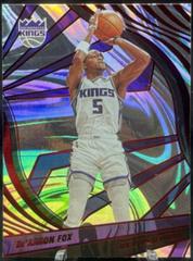 De'Aaron Fox [Asia Red] Basketball Cards 2021 Panini Revolution Prices