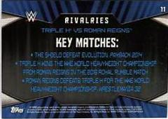 Roman Reigns, Triple H #11 Wrestling Cards 2016 Topps WWE Then Now Forever Rivalries Prices