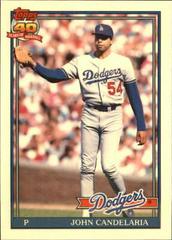 John Candelaria Baseball Cards 1991 Topps Traded Tiffany Prices