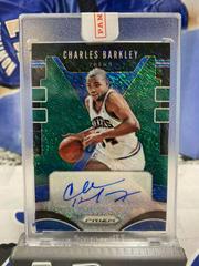 Charles Barkley [Green Shimmer] #CBK Basketball Cards 2019 Panini Prizm Signatures Prices