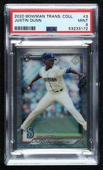Justin Dunn Baseball Cards 2020 Bowman Transcendent Collection Prices