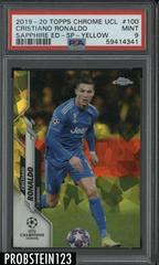 Cristiano Ronaldo [Yellow] Soccer Cards 2019 Topps Chrome UEFA Champions League Sapphire Prices