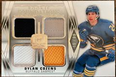 Dylan Cozens [Autograph] Hockey Cards 2020 Upper Deck The Cup Foundations Quad Jersey Prices