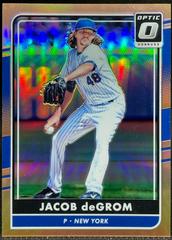 Jacob deGrom [Orange] Baseball Cards 2016 Panini Donruss Optic Prices