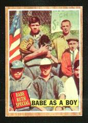 Babe As A Boy [Green Tint] #135 Baseball Cards 1962 Topps Prices