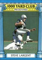 Steve Largent #18 Football Cards 1987 Topps 1000 Yard Club Prices