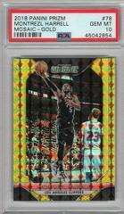 Montrezl Harrell Gold #78 Basketball Cards 2018 Panini Prizm Mosaic Prices