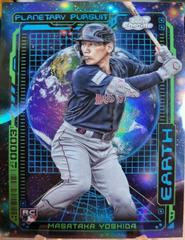 Masataka Yoshida #PPE-3 Baseball Cards 2023 Topps Cosmic Chrome Planetary Pursuit Earth Prices