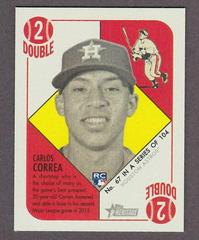 Carlos Correa [Mini Blue Back] #67 Baseball Cards 2015 Topps Heritage '51 Collection Prices