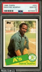 Dwayne Murphy #231 Baseball Cards 1985 Topps Prices