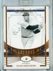 Hank Greenberg #34 Baseball Cards 2021 Panini Flawless Prices