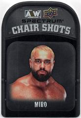 Miro #CS-7 Wrestling Cards 2021 Upper Deck AEW Spectrum Chair Shots Metal Prices