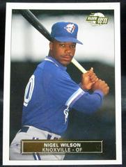 Nigel Wilson #247 Baseball Cards 1992 Fleer Excel Prices