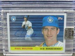 Paul Molitor #55RA-PM Baseball Cards 2022 Topps Clearly Authentic 1955 Reimagining Autographs Prices
