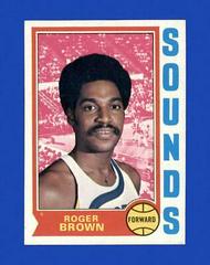 Roger Brown Basketball Cards 1974 Topps Prices