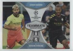 Sergio Aguero, Raheem Sterling Soccer Cards 2019 Topps Chrome UEFA Champions League Teammate Sensations Prices