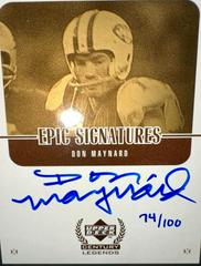 Don Maynard [Gold] Football Cards 1999 Upper Deck Century Legends Epic Signatures Prices