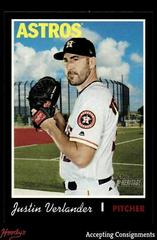 Justin Verlander [Black Border] Baseball Cards 2019 Topps Heritage Prices