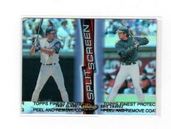 Eric Chavez, Troy Glaus [Refractor/ Non Refractor] Baseball Cards 1999 Finest Split Screen Prices