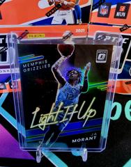 Ja Morant [Blue] #6 Basketball Cards 2021 Panini Donruss Optic Light It Up Prices