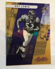 Ray Lewis [Spectrum Purple] #134 Football Cards 2017 Panini Absolute Prices