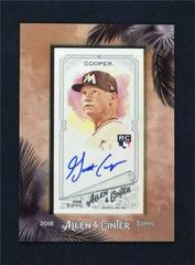 Garrett Cooper Baseball Cards 2018 Topps Allen & Ginter Framed Mini Autographs Prices