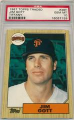 Jim Gott #39T Baseball Cards 1987 Topps Traded Tiffany Prices