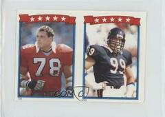 Mike Kenn, Dan Hampton Football Cards 1985 Topps Stickers Prices