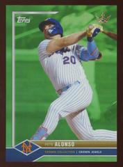 Pete Alonso [Green Rainbow] #12 Baseball Cards 2022 Topps X Bobby Witt Jr. Crown Prices