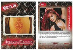 Christy Hemme Wrestling Cards 2008 TriStar TNA Impact Muscles Ink Prices