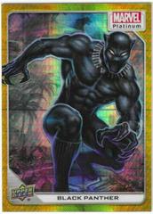 Black Panther [Yellow Spotlight] Marvel 2023 Upper Deck Platinum Prices