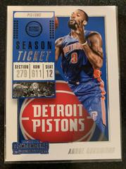 Andre Drummond [Playoff Ticket] #76 Basketball Cards 2018 Panini Contenders Prices