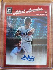 Adael Amador [Red Mojo] Baseball Cards 2023 Panini Donruss Optic Retro 1990 Signatures Prices