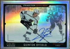 Quinton Byfield [Rainbow Autograph] Hockey Cards 2021 O-Pee-Chee Platinum Photo Driven Prices