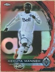 Kekuta Manneh [Red Refractor] Soccer Cards 2014 Topps Chrome MLS Prices