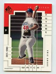 Eric Gagne #116 Baseball Cards 2000 SP Authentic Prices