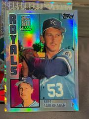 Bret Saberhagen [1984 Reprint] #T110 Baseball Cards 2001 Topps Chrome Traded Prices