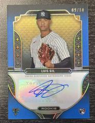 Luis Gil [Sapphire] #RA-RD Baseball Cards 2022 Topps Triple Threads Rookie Autographs Prices