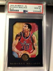 Rasheed Wallace [Blue] Basketball Cards 1995 Skybox E-XL Prices